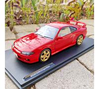 SOLIDO NISSAN SILVIA S15 SPEC-R AERO FLAME RED 1999 1:18 NUOVO SCATOLA S1812202