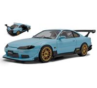 Solido NISSAN SILVIA (S15) SPEC-R AERO SOLIDO WORKS 1999 BABY BLUE 1:18