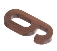 Solido Numero Civico, 3d, Magnetico, in Legno Noce Nero | Numeri Grandi e Visibili, Facile Installazione, Effetto Decorativo Elegante, per Casa e Progetto Fai da Te