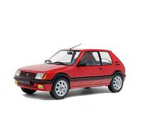 1985 Peugeot 205 GTI 1.9L Phase 1 Red 1:18 Solido S1801702