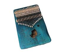 Solido Piano di pollice in mogano 17 Chiave, Piano di dito portatile Kalimba Strumento musicale Advanced Finger Thumb Key 17 Key for Kids Adults Beginners Music Attu D