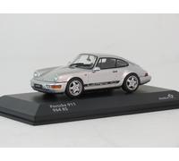 Solido Porsche 911 964 RS Coupe 1992 silver 1/43 S4312904