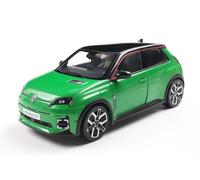 Renault 5 E-TECH 2024 Verde Metallizzato Modello Auto 1:18 Solido