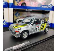 SOLIDO RENAULT 5 GT TURBO MK2 SILVER #17 ORECCHIO TDC 1989 1:18 NUOVO SCATOLA