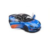 Solido- Renault Alpine A110 Cup 2019, modellino Auto in Zinco pressofuso, Scala 1:18, Blu, Colore, 421185640