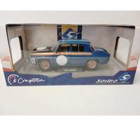 MODELLINO AUTO STATICO DIECAST RENAULT R8 GORDINI 1300 1967 BLU ARANCIO 1/18