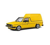 Vw Caddy Mk.1 1982 German Post Yellow 1:18 Model SOLIDO