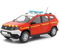solido S1804605 1:18 2021 Dacia Duster MK2-SDIS Auto in miniatura da collezione, rosso/blu
