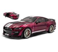 Solido SHELBY MUSTANG GT500KR 2023 MET.PURPLE/WHITE STRIPES 1:18
