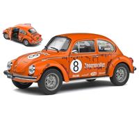 SOLIDO SL1800518 VW BEETLE 1303 N.8 JAEGER TRIBUTE 1974 ORANGE 1:18 Modellino