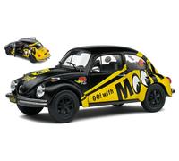 SOLIDO SL1800519 VW BEETLE 1303 MOONEYES 1974 BLACK/YELLOW 1:18 Modellino