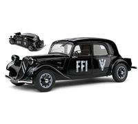 SOLIDO SL1800908 CITROEN TRACTION 7 FFI 1944 BLACK 1:18 Modellino