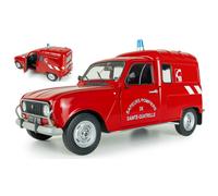 SOLIDO SL1802210 RENAULT 4LF4 POMPIER RED 1976 1:18 Modellino