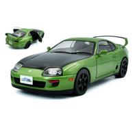 SOLIDO SL1807608 TOYOTA SUPRA MKIV (A80) COUPE 1993 GREEN/BLACK 1:18 Modellino