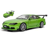 SOLIDO SL1812203 NISSAN SILVIA (S15) COUPE SPEC-R AERO 1999 MET.GREEN 1:18 Model