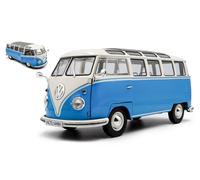SOLIDO SL1813401 VOLKSWAGEN T1 SAMBA MINIBUS 1962 LIGHT BLUE/WHITE 1:18 Modellin