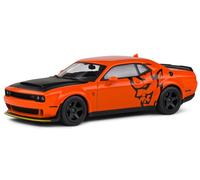 SOLIDO SL4310306 DODGE CHALLENGER SRT DEMON V8 6.2L COUPE 2018 ORANGE/BLACK 1:43