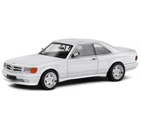 SOLIDO SL4310904 MERCEDES S-CLASS 560SEC AMG (C126) WIDE BODY 1990 WHITE 1:43 Mo
