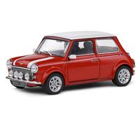SOLIDO SL4316603 MINI COOPER S 1997 RED/WHITE 1:43 Modellino