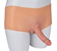 Solido Strap-On Fallo Super Fit Strap-On Dildo Silicone Mutandine in un Pezzo, Strap-On ad Alta Elasticità Strap-On Invisibile Dildo Anale SM Giocattolo Sessuale per Coppie