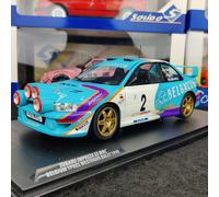 SOLIDO SUBARU IMPREZA S5 WRC BELGIUM YPRES WESTHOEK RALLY 1998 #2 1:18 NUOVO.B