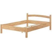 Solido telaio matrimoniale 140x200 in Faggio SENZA doghe e materasso 60.73-14oR
