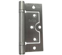 Solido v102 a227s433 nastro per porta con cuscinetti a sfera da avvitare cerniera, universale per porte spuntato, Acciaio Inox, 2 pezzi