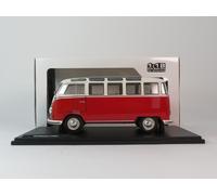1:18 SOLIDO Volkswagen T1 Samba Minibus 1962 Red White SL1813402