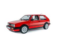 Solido VW Golf 2 GTI 1984 - Modellino di Auto pressofuso Classica Hot Hatch, modellino Youngtimer Dettagliato, Rosso Mars, Scala 1:18
