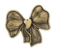 Solids Brasses - Pomelli a forma di cuore per cassetti, armadi, colore | Mobili per camera da letto, cassettiere, comodino, maniglia unica per mobili, accessori decorativi, elegante maniglia per