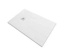 SOLIDSTONE | Piatto Doccia in Marmoresina, Tutto Pieno, H 2,8cm, Colore Bianco (70x170)