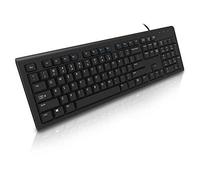 SolidTEK Standard 104 Tasti US English Nero USB Wired Tastiera # KB-2817BU