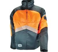 Solidur Auve - Giacca per motosega autentica classe 1, comfort e protezione, design e materiali di alta qualità, taglia 3XL, grigio