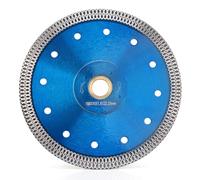 Solidure Disco da taglio diamantato extra sottile 150mm x 22,23mm, lama turbo diamantata per il taglio e la levigatura di granito, marmo, cemento, piastrelle