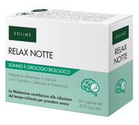 Solimè Integratore Relax Notte con melatonina e valeriana, 60 capsule