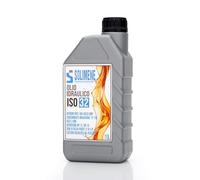 Solimene Olio Idraulico ISO VG 32 - 1L | Lubrificante a Media Viscosità per Trattori Grandi, Macchine Movimento Terra, Pistoni e Spaccalegna | Alta Fluidità e Protezione sotto Carico