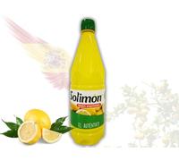 Solimón Succo di Limone 100% - Bottiglia da 1 L • Prodotto in Spagna • Tappo a vite di sicurezza • Non da concentrato • Ideale per cucina e bar