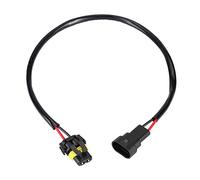 Solinder Adattatore Donna 9006, HB4, 9012 con Adattatore Maschio H11, Cablaggio Plug and Play Pre-cablato per Luci Fendinebbia, Realizzato in Filo di Rame, 2 Pezzi 9005 9006 Prese Filo