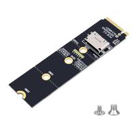 Solinder Adattatore EGPU da M.2 NVMe a OCuLink Scheda Adattatore da M.2 | Adattatore Dock Grafico da M.2 a OCuLink PCIe 4.0 X4 64Gbps SFF-8612 con Connettore Bordo Placcato Oro per SSD EGPU U.2