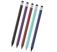 Solinder Alta sensibilità, Penna Stilo + Matita, Esperienza di Scrittura Realistica su Tablet, Smartphone per, con Punta in Gomma per la Protezione dello Schermo, Materiale Carbonio (Nera)