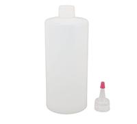 Solinder Bottiglia per Marmellata Ben Sigillata e Facile da Pulire per Pranzi Domestici Dispenser Salsa in Plastica da 20,5x8 Cm
