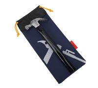 Solinder Custodia Portatile per Chiodi per Martello da Tenda, Custodia in Tessuto Oxford, Facile da Trasportare con Fibbia Arrampicata, Corda Antivento, Piccolo Chiodo Terra (Blu navy)