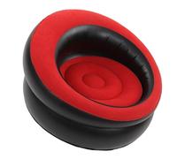 Solinder Divano Gonfiabile Ergonomico, Poltrona Ad Aria Portatile Senza Perdite con Parte Superiore Floccata e Fondo in PVC Ecologico, per Soggiorno, Camera da Letto, Viaggio (Rossa)