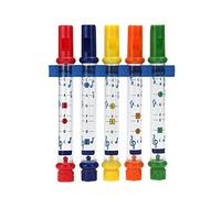 Solinder Flauti D'acqua Giocattolo da Bagno Colorato per Bambini Flauto D'acqua in Plastica per Fare Musica Durante il Bagno Bambini di età Superiore a 3 Anni (Colorato)