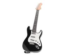 Solinder Giocattolo per Chitarra Elettrica per Bambini Mini Strumento Musicale Bambini Appassionati di Musica Leggero e Portatile un Divertimento Senza Fine (Nera)