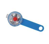 Solinder Lampada per Collare per Cani Impermeabile a Sospensione a LED Ricaricabile Tramite USB Bici da Borsa Animali Domestici, Design Impermeabile Profondo il Gioco Quotidiano in Acqua (Blu)