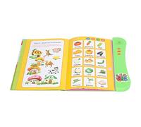 Solinder Libro Sonoro Elettronico per Bambini, Apprendimento della Lingua Spagnola con Suoni Divertenti e Giochi per Bambini Dai 3 Anni in Plastica Robusta 25 X 22,5 X 2,5 Cm (Verde)