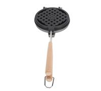 Solinder Macchina per Waffle Antiaderente Mini Macchina per Waffle Design Antiaderente a Doppio Lato Uso Domestico Lega di Alluminio Facile da Pulire 36 X 14 Cm