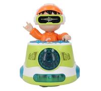 Solinder Macchinina da Ballo per DJ per Bambini con Movimento Automatico delle Ruote Universali Divertimento Musicale interattivo. 3 Batterie AA Non Incluse (Verde)