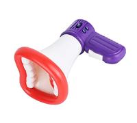 Solinder Megafono Giocattolo per Bambini con di Voce e Risate con Funzioni di Registrazione Design Unico per Feste Bianco